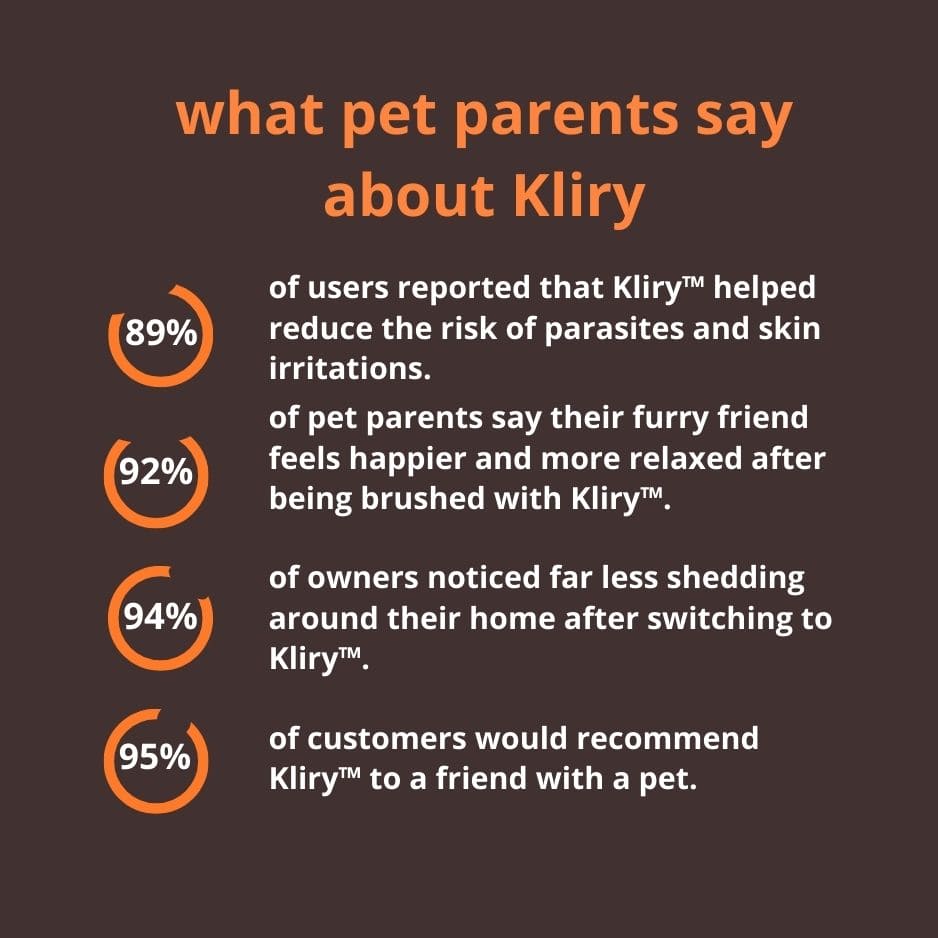 Kliry™ 3-in-1 steam brush for pets.